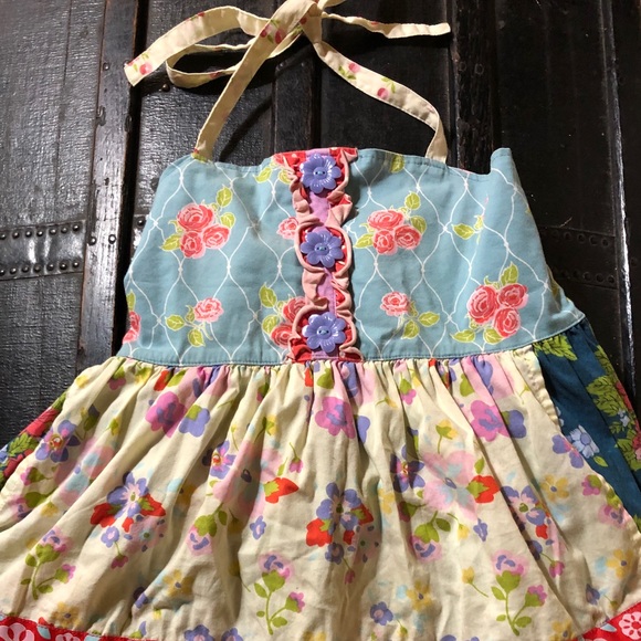 Matilda Jane Girls Apron Halter Top - Picture 1 of 6